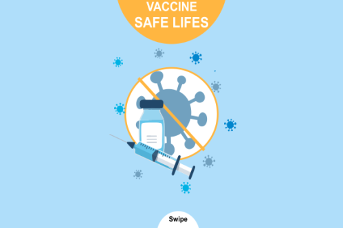 Coronavirus vaccine landing page logo