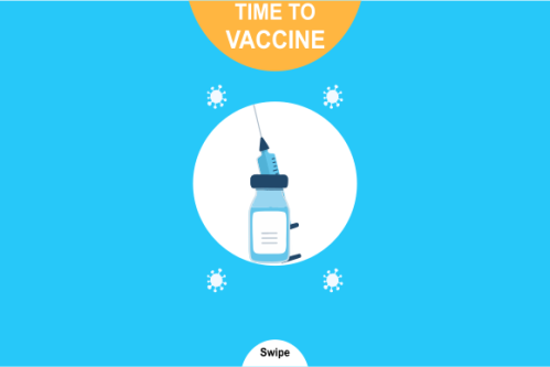 Coronavirus vaccine landing page logo