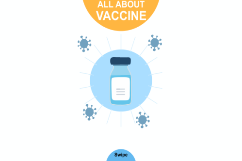 Coronavirus vaccine landing page logo