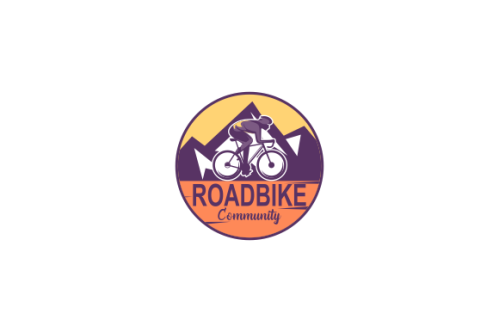 Detailed bike cycling logo template
