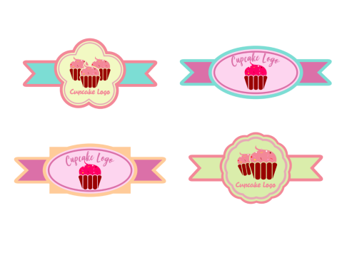 Cupcake Logo Themplate